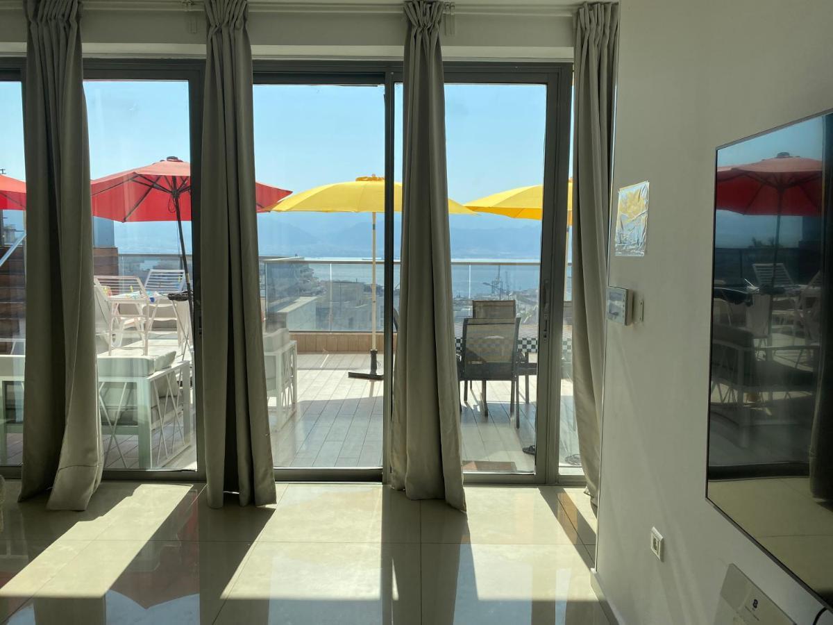 Апартаменты Stunning Penthouse With Sea Views And Private Heated Pool Эйлат Экстерьер фото