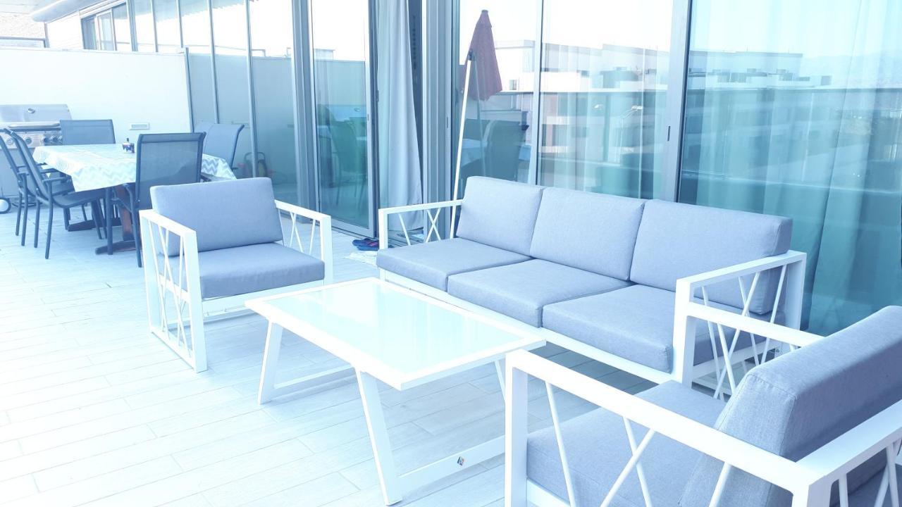 Апартаменты Stunning Penthouse With Sea Views And Private Heated Pool Эйлат Экстерьер фото
